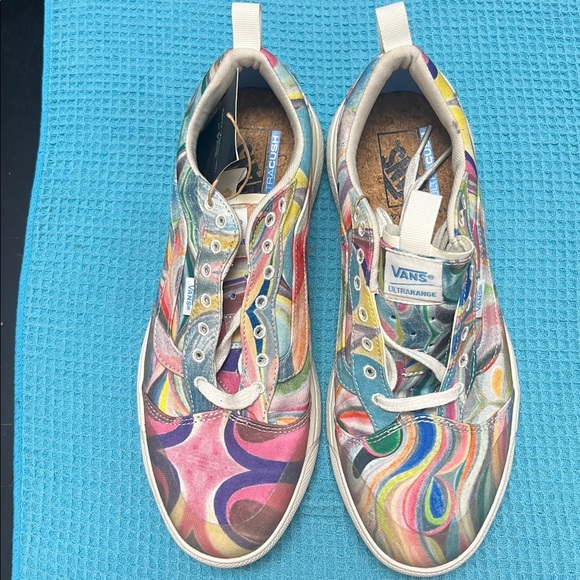 Vans Chris Johanson Ultra Cush Ultra Range Colorful Swirl Pattern NWT - Picture 5 of 6